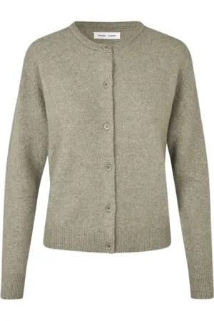 Samsøe Samsøe Homme, Pulls, Brun, Taille: XS Gilet Court en Laine et Alpaga