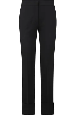 Beatrice B Femme, Pantalons, Noir, Taille: 36 FR Pantalon en twill mélangé de laine