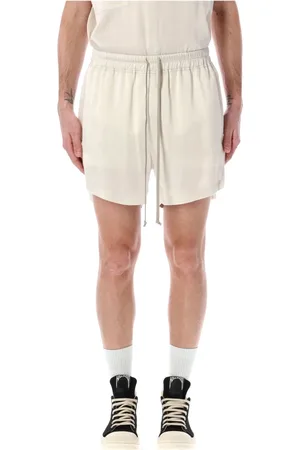 Rick Owens Homme, Shorts, , Taille: L Short de Boxe avec Taille Élastique et Cordon