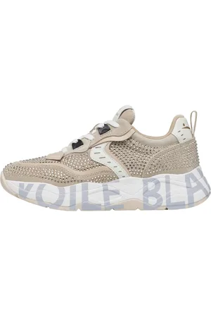 Voile blanche Femme, Chaussures, , Taille: 40 EU Baskets en cuir et suède Club105.