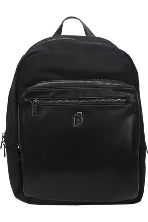 Liu Jo Homme, Sacs, Noir, Taille: ONE Size Sac à Dos Homme en Similicuir avec Poches Avant