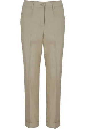 P.A.R.O.S.H. Femme, Pantalons, Brun, Taille: 40 FR Pantalons Élégants pour Femmes