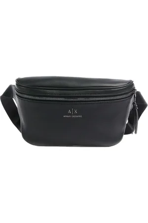 Armani Exchange Homme, Sacs, Noir, Taille: ONE Size Sac bandoulière homme en simili cuir