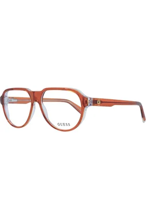 Guess Homme, Accessoires, , Taille: ONE Size Montures Optiques Aviateur en Acétate