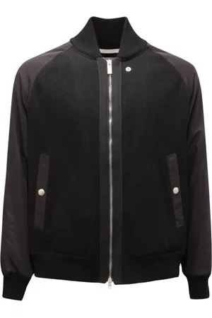 Paolo Pecora Homme, Vestes, Noir, Taille: M Veste Bomber en Laine Noire