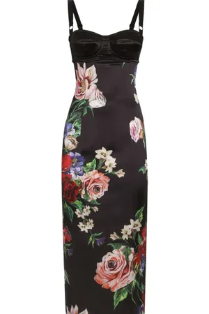 Dolce & Gabbana Femme, Robes, Multicolore, Taille: 38 FR Robe Style Bustier Noire