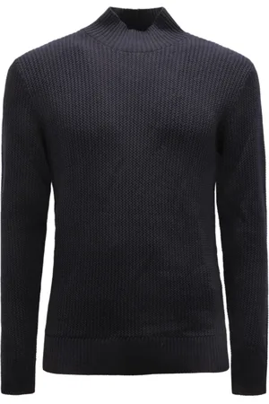 Paolo Pecora Homme, Pulls, Bleu, Taille: S Pull en Laine Style Modèle