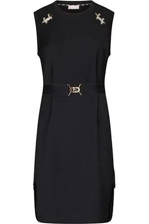 Liu Jo Femme, Robes, Noir, Taille: 44 FR Robe courte en polyester avec poches cargo