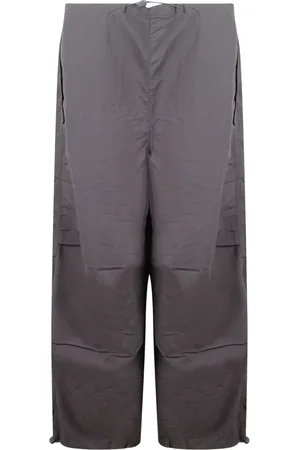 Autry Homme, Pantalons, Gris, Taille: M Pantalon Parachute en Tissu Technique