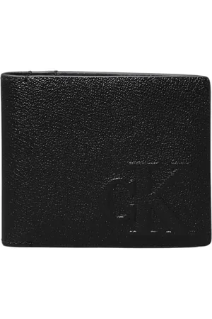 Calvin Klein Homme, Accessoires, Noir, Taille: ONE Size Portefeuille & Porte-cartes en éco-cuir