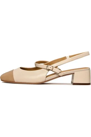 CESARE GASPARI Femme, Chaussures, , Taille: 36 EU Slingback Block Heels Escarpins Marisol - Clair