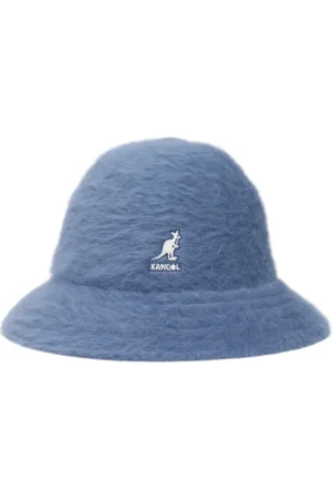 Kangol Femme, Accessoires, Bleu, Taille: S Angora Bucket Hat Casual Unisex