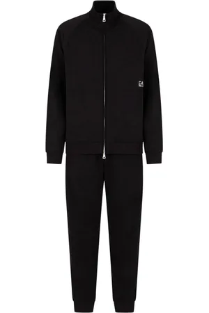 EA7 Homme, Sport, Noir, Taille: M Ensemble de Survêtement Sportif Dynamique