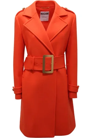 Moschino Femme, Manteaux, , Taille: 38 FR Manteau en Laine avec Ceinture Réglable