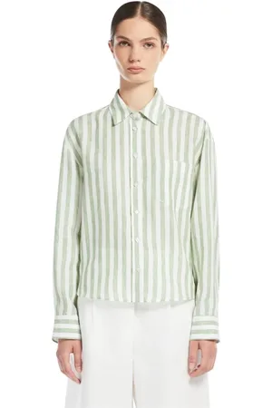 Max Mara Femme, Blouses et Chemises, Vert, Taille: 40 FR Chemisier Sport Lisa