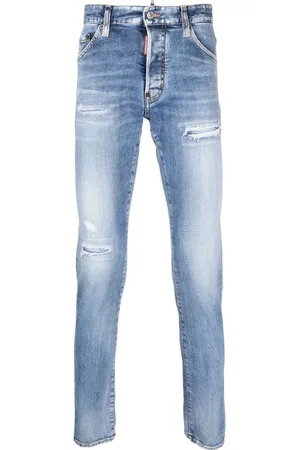 Dsquared2 Homme, Jeans, Bleu, Taille: M Pantalon en Jean Élégant
