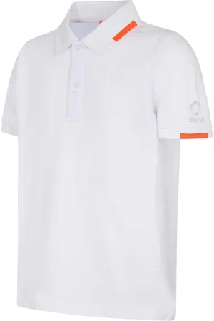 sunseeker Homme, Tops, Blanc, Taille: 2XL Polo Blanc avec Col à Côtes