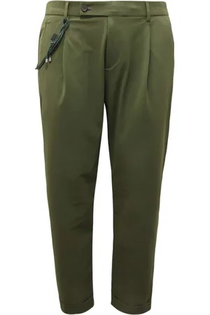 Berwich Homme, Pantalons, Vert, Taille: L Pantalon Tech Rétro Vert