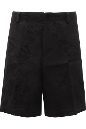 Emporio Armani Homme, Shorts, Noir, Taille: XL Shorts au crochet avec modèle Effetto