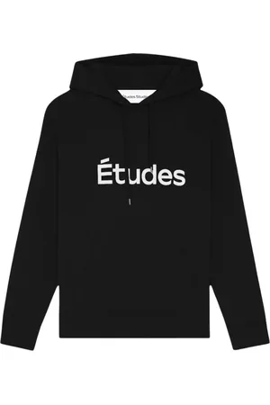 Etudes Homme, Sweatshirts et sweats à capuche, Noir, Taille: XS Sweat à Capuche Noir Regular