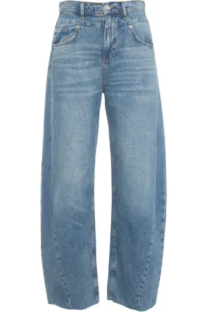 Liu Jo Femme, Jeans, Bleu, Taille: W27 Jean Jambe Large Bleu Ourlet Effiloché