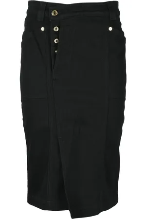 Tom Ford Femme, Jupes, Noir, Taille: 38 FR Jupe crayon en denim avec poches zippées