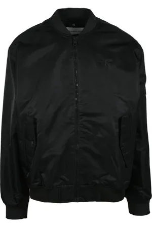 Calvin Klein Homme, Vestes, Noir, Taille: L Bomber avec doublure à fermeture éclair