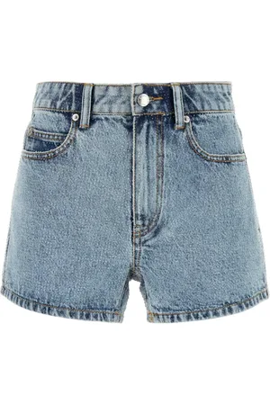 Alexander Wang Femme, Shorts, Bleu, Taille: W26 Shorts à perles claires hotfix