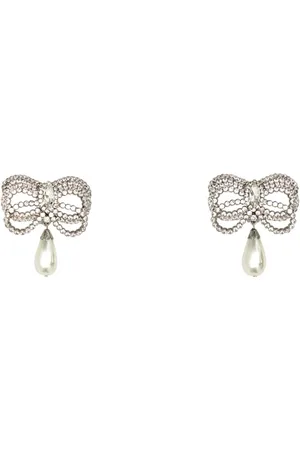 Alessandra Rich Femme, Accessoires, Gris, Taille: ONE Size Boucles d