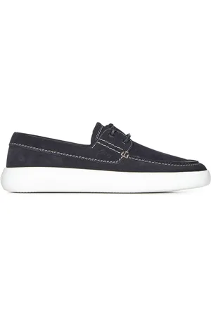 BRIONI Homme, Chaussures, Bleu, Taille: 39 EU Mocassins en Daim Bleu Style Confort Chaussures