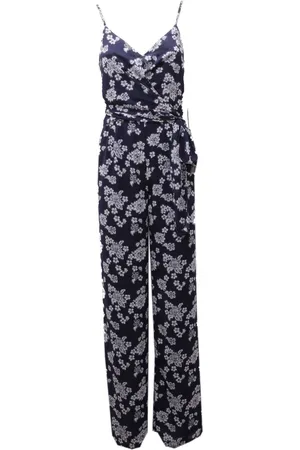 Michael Kors Femme, Combinaisons et Ensembles, Bleu, Taille: 36 FR Combinaison blanche avec modèle Mh88Ww4Afh