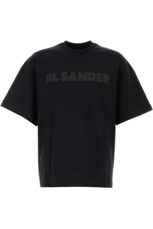 Jil Sander Homme, Tops, Noir, Taille: M T-shirt Logo
