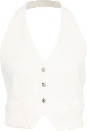 Liu Jo Femme, Vestes, Blanc, Taille: 40 FR Pull blanc pour femme avec détails élégants