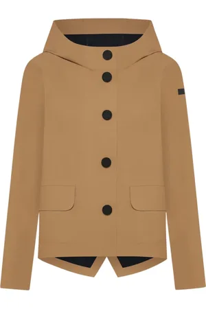 RRD Femme, Vestes, Brun, Taille: 36 FR Veste à Capuche Moderne Montecristo Marron