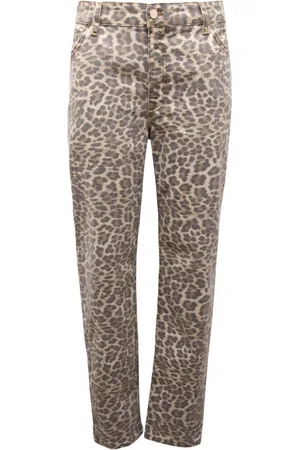 Blugirl Femme, Jeans, , Taille: 42 FR Pantalon en Denim avec Motif Macula Doux