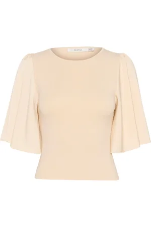 Gestuz Femme, Blouses et Chemises, , Taille: 34 FR Haut Élégant à Manches à Volants Bouleau