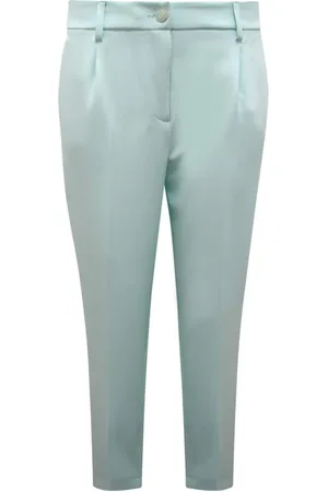 Blugirl Femme, Pantalons, Bleu, Taille: 38 FR Pantalon Élégant Fabriqué en Italie