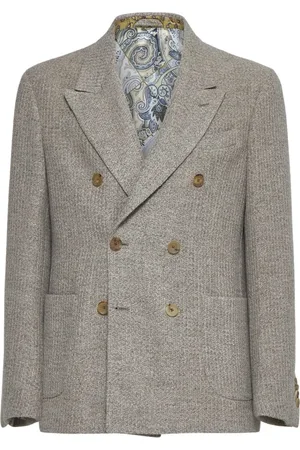 Etro Homme, Vestes, , Taille: L Blazer Croisé à Boutons Pegaso