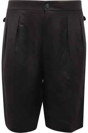 Patrizia Pepe Homme, Shorts, Noir, Taille: S Shorts Bermuda en Lin Noir