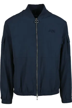 Antony Morato Homme, Vestes, Bleu, Taille: M Veste en coton avec fermeture éclair et doublure
