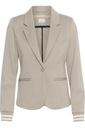 Kaffe Femme, Vestes, Gris, Taille: 38 FR Blazer Classique à Rayures