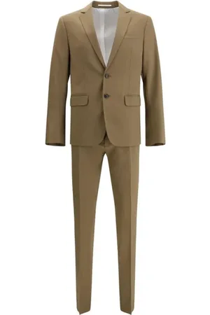 Dsquared2 Homme, Costumes, Vert, Taille: 2XL Costume en Laine avec Blazer et Pantalon