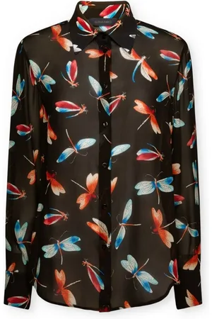 Elena Miro Femme, Blouses et Chemises, Multicolore, Taille: 44 FR Chemise imprimée