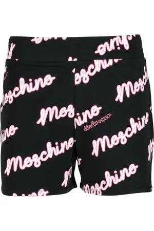 Moschino Femme, Shorts, Noir, Taille: 40 FR Coton Élasthanne Sous-vêtements Shorts