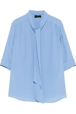 Liu Jo Femme, Blouses et Chemises, Bleu, Taille: 40 FR Chemise casual femme avec