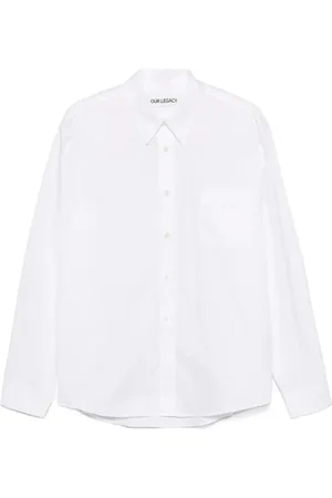 OUR LEGACY Homme, Chemises, Blanc, Taille: XL Chemise Blanche en Crochet