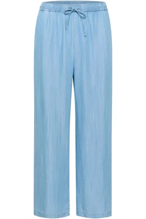 Part Two Femme, Pantalons, Bleu, Taille: 38 FR Straight Pantalons