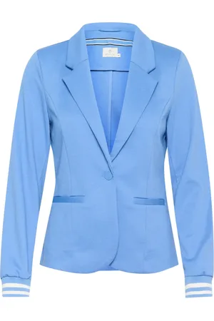 Kaffe Femme, Vestes, Bleu, Taille: 44 FR Blazer Classique à Rayures