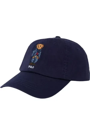 Ralph Lauren Unisex, Accessoires, Bleu, Taille: ONE Size Casquette marine avec visière