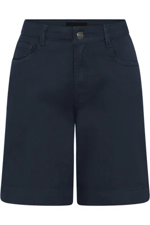 C.ro Femme, Shorts, Bleu, Taille: 38 FR Shorts Bleu Marine avec Coupe Classique